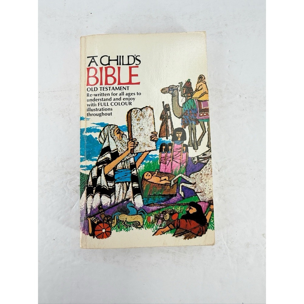 A Child's Bible The Old Testament Full Colour Illustrations Anne Edwards PB 1978
